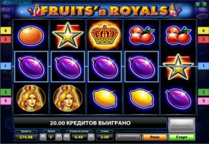 Fruits Аnd Royals - играть бесплатно в Фрукты И Короли - Клуб Вулкан